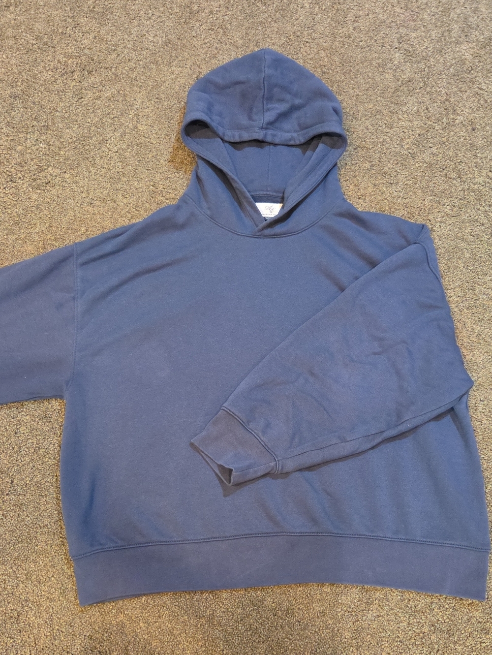 American Eagle Outfitters Muted Blue Pullover Hoodie